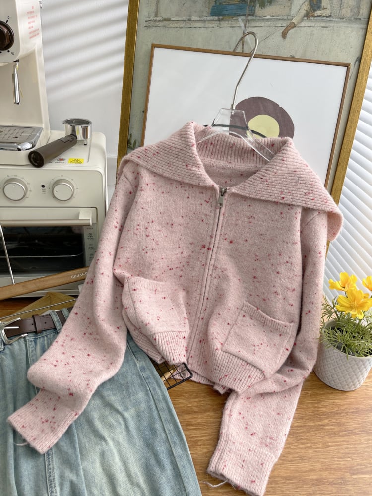 【outer】ニットカーデ　M25538