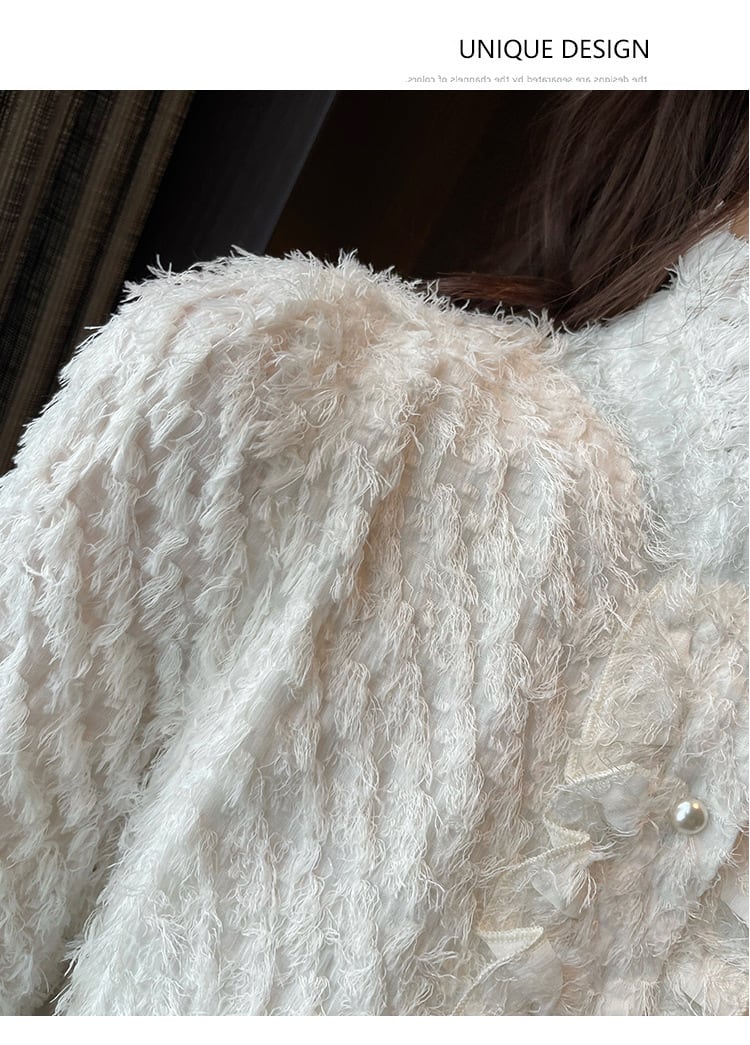 【tops】裹起毛シャツトップス　M27421