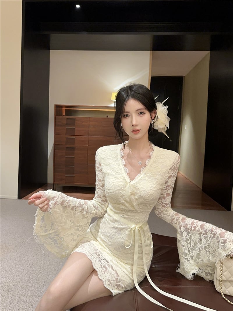 【dress】レースデートワンピース　M28164