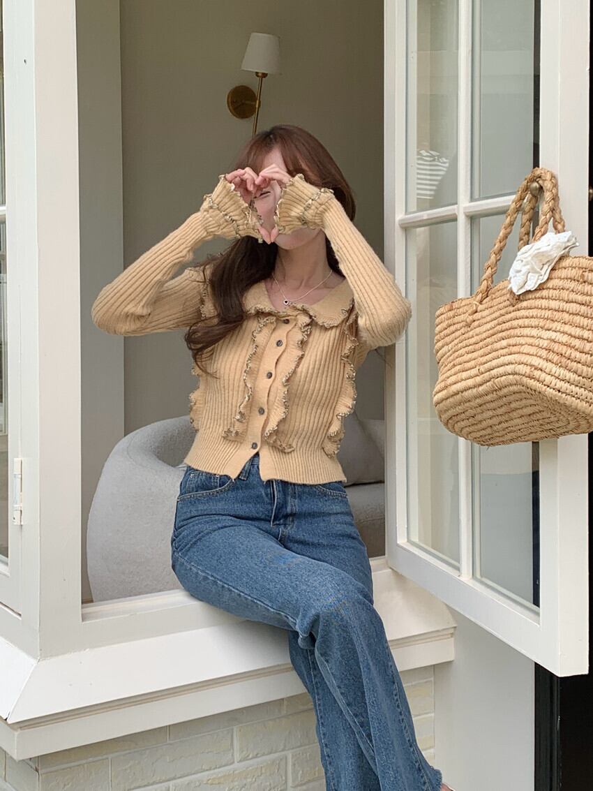 【outer】ニットカーデ　M28890