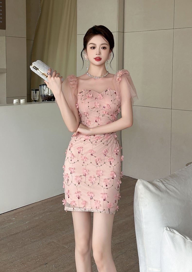 【dress】デートワンピース　M24194