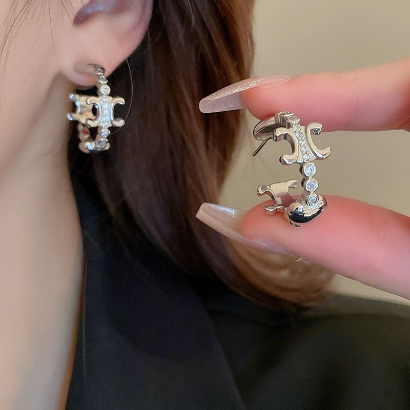 【小物】キラキラピアスアクセサリーF7799