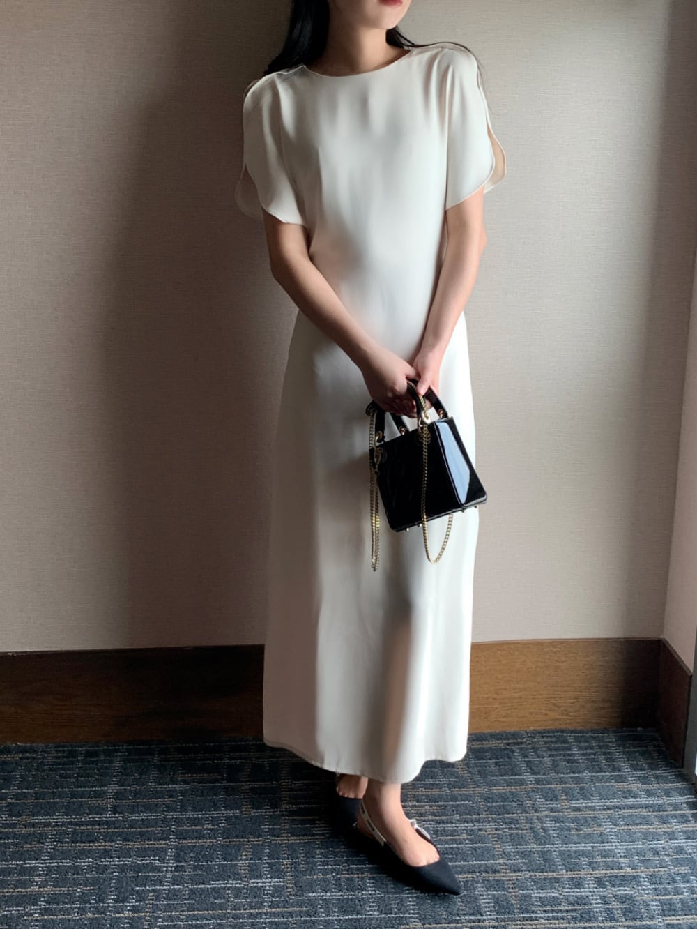 【dress】無地ワンピース　M24728