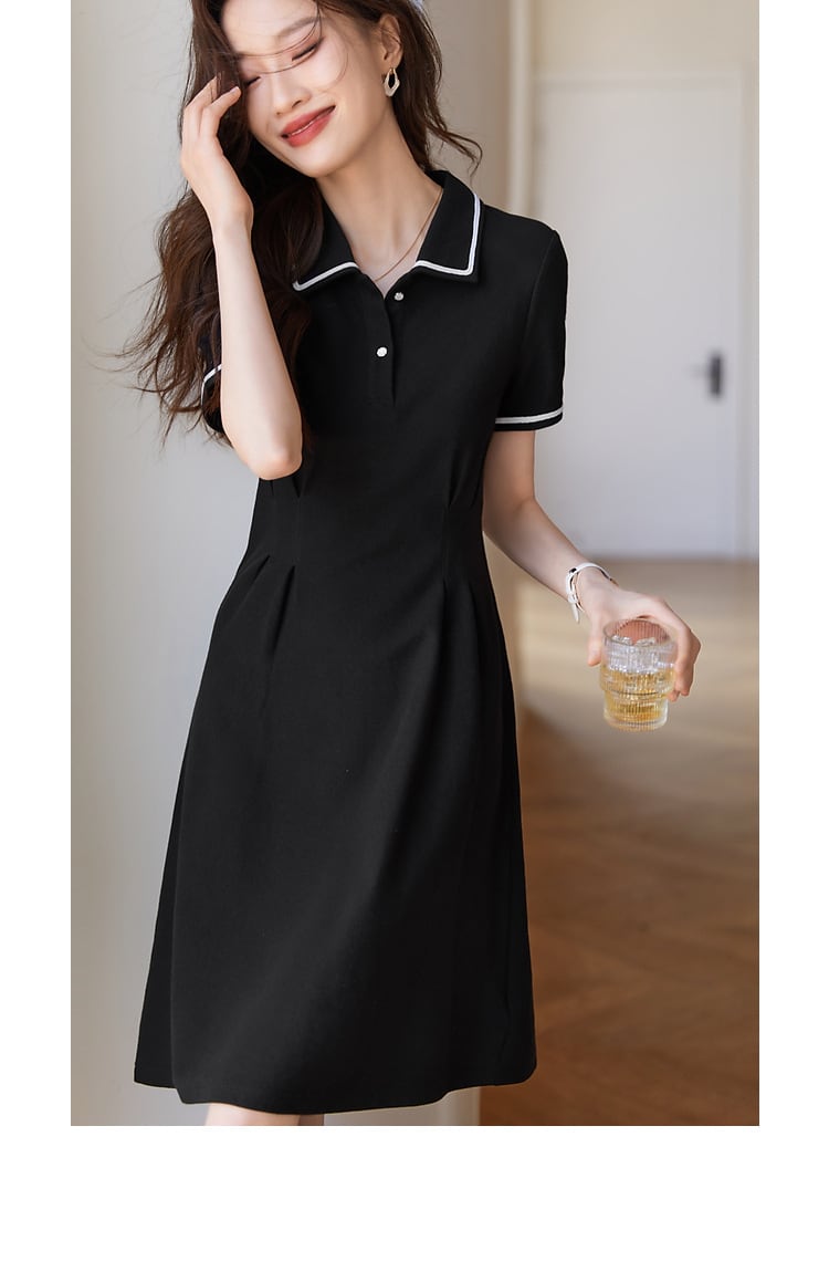 【dress】POLOネックワンピース G21543
