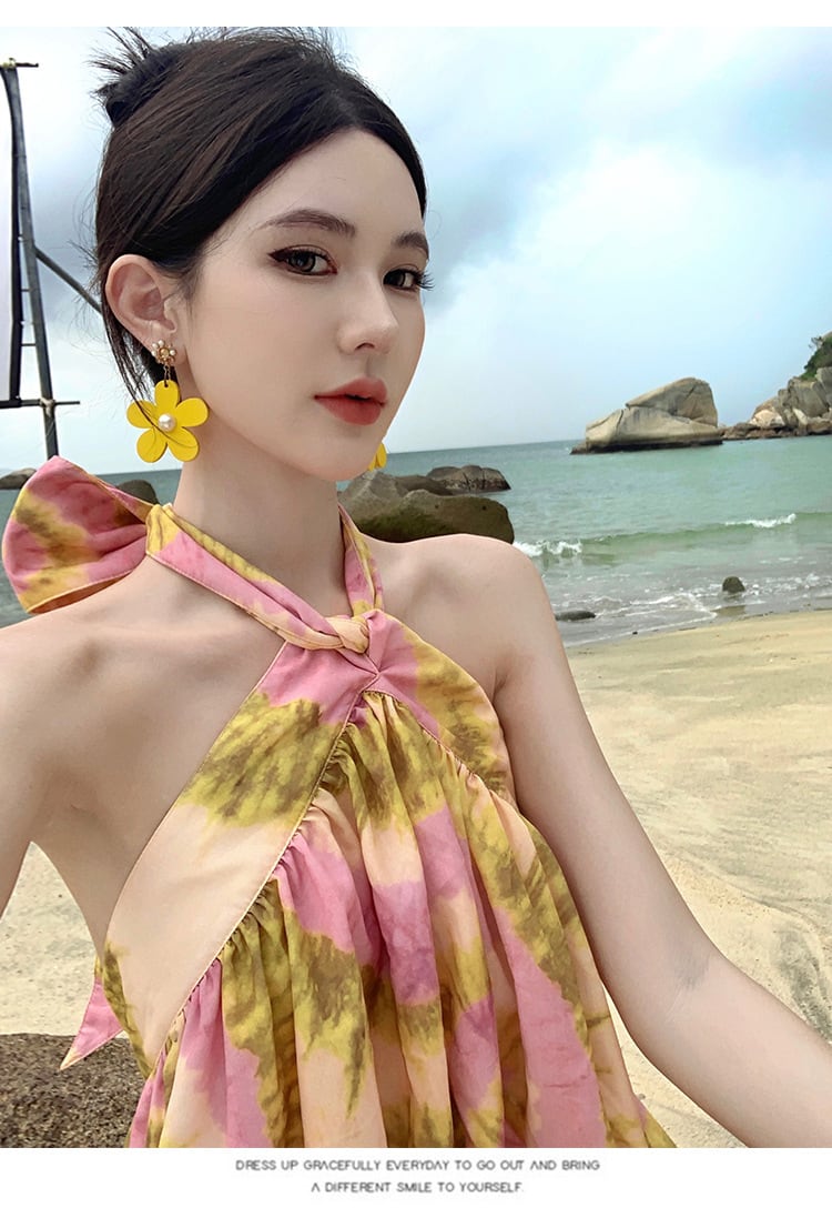 【dress】プリントワンピース　M24890