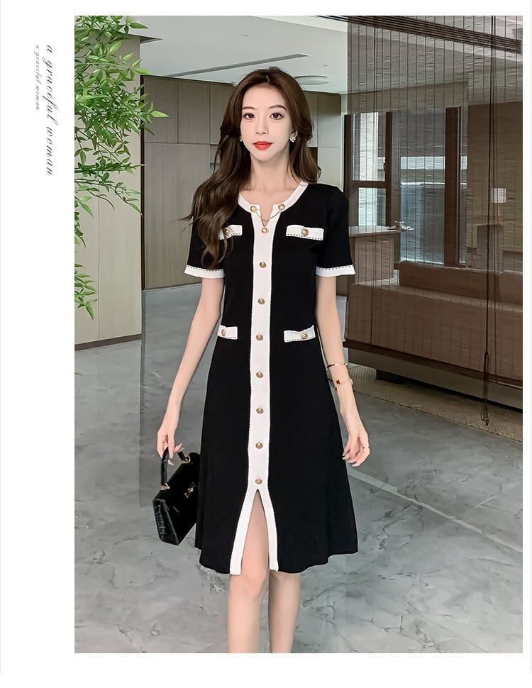 【dress】ニットワンピース　M24552