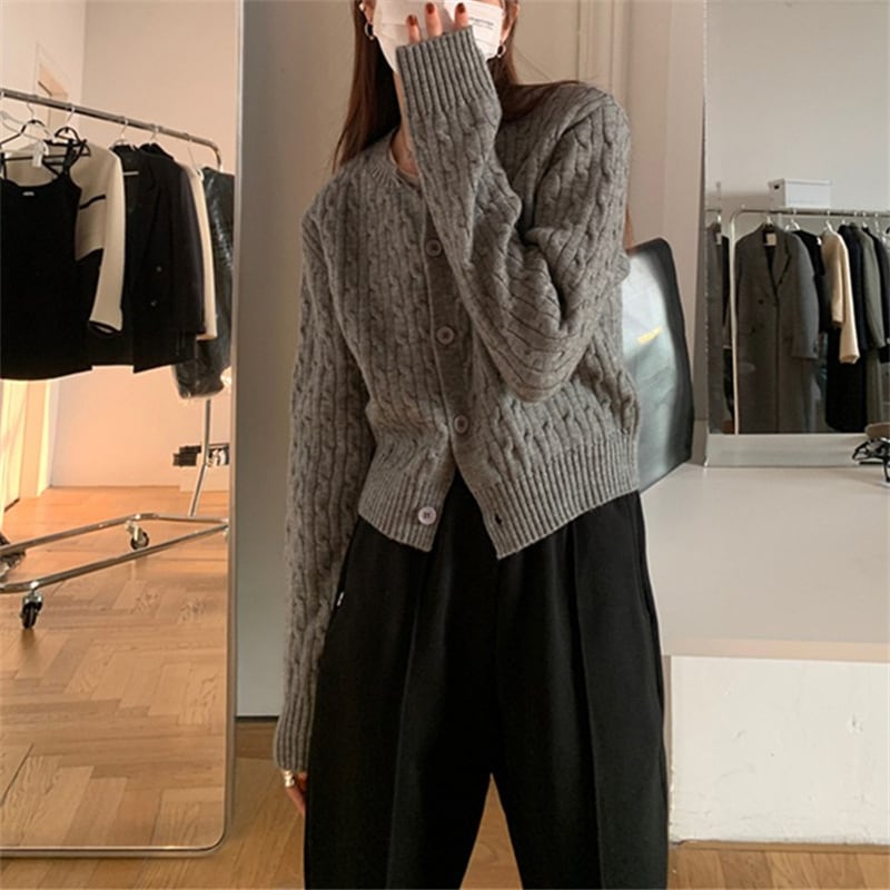 【outer】ニットカーデ　M25957