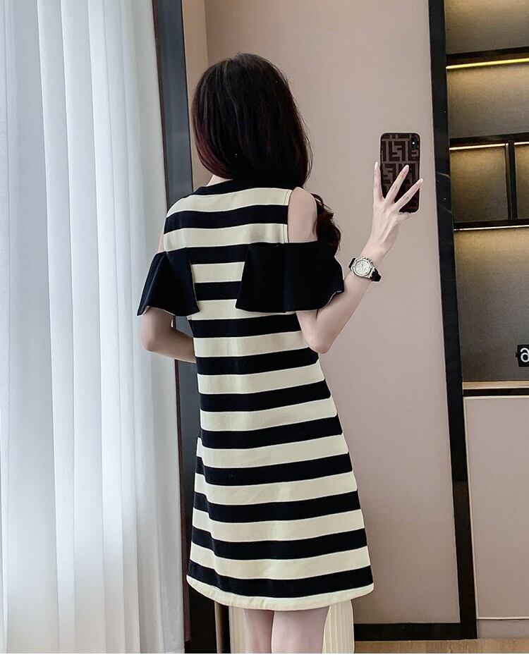 【dress】ボーダー柄ワンピース　M29312