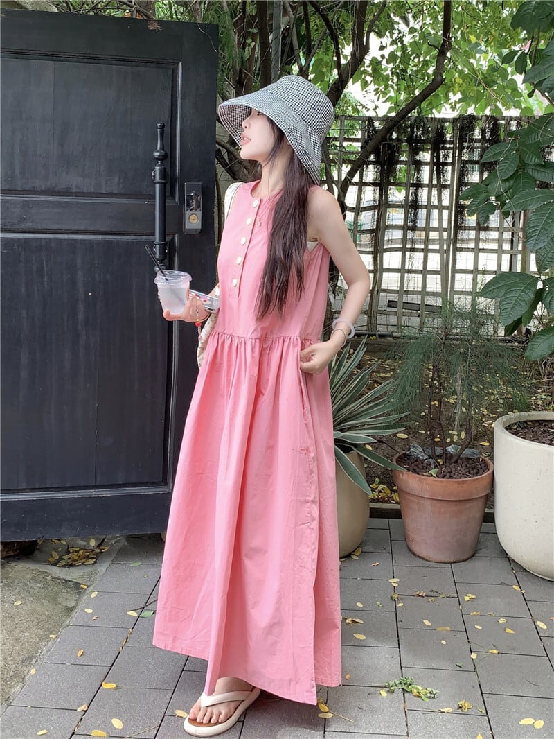【dress】ノースリーブワンピース　M24892