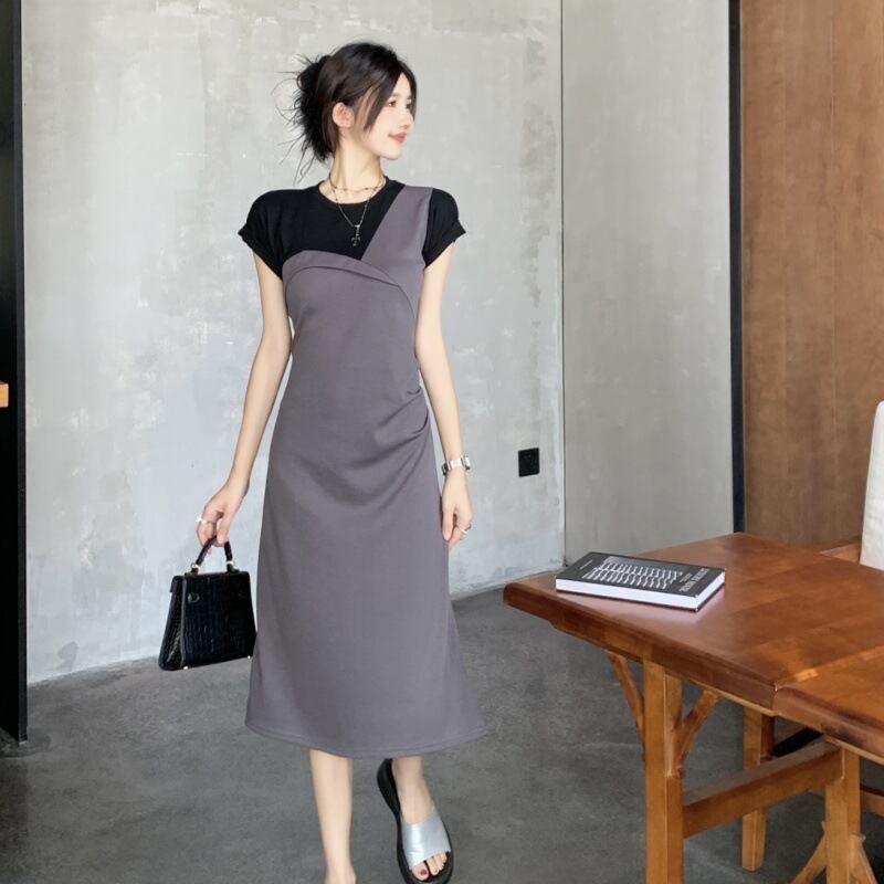 【dress】切り替えTシャツワンピース G20718