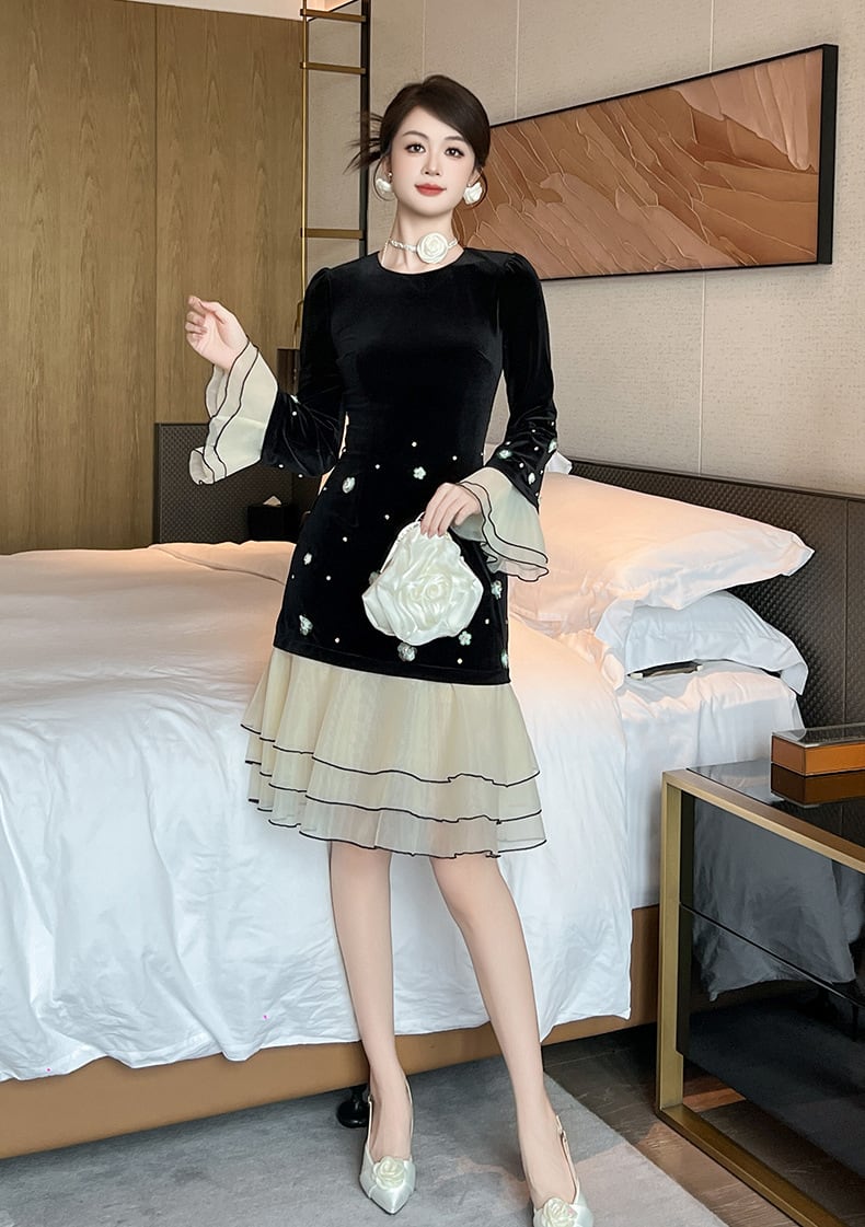 【dress】ドッキングデートワンピース　M29704