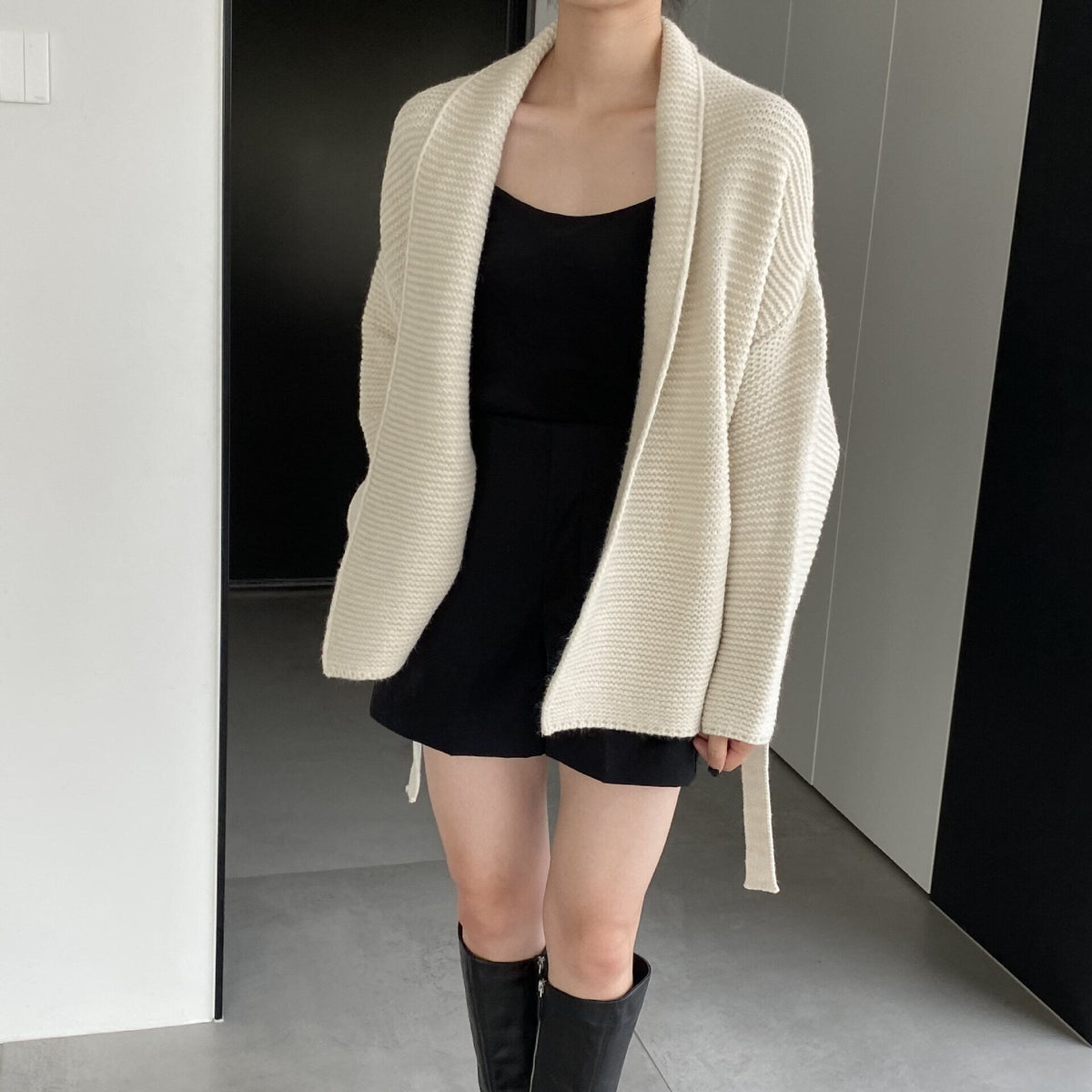 【outer】ニットカーデ　M18733
