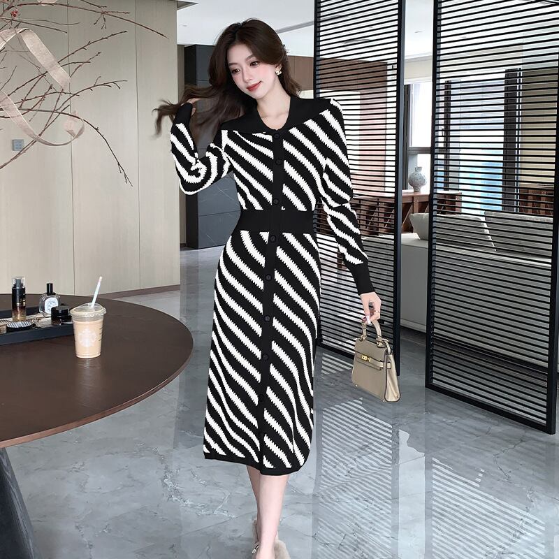 【dress】ニットワンピース　M28206