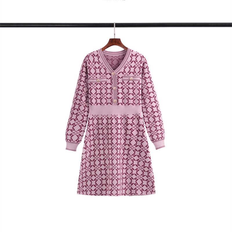 【dress】ニットワンピース　M25502