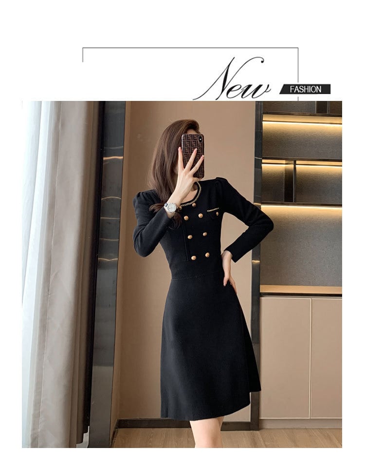 【dress】ニットワンピース　M25486