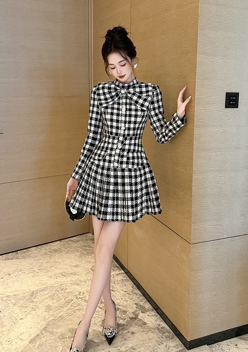 【dress】リボン付きデートワンピース　M28044