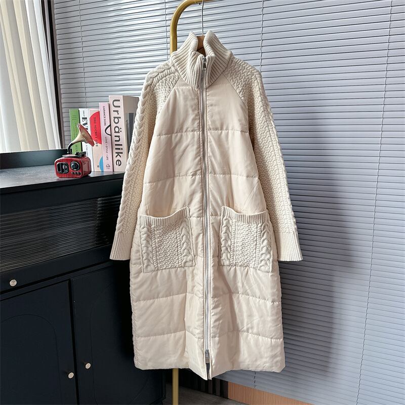 【outer】ドッキングロング丈ダウン　M18879