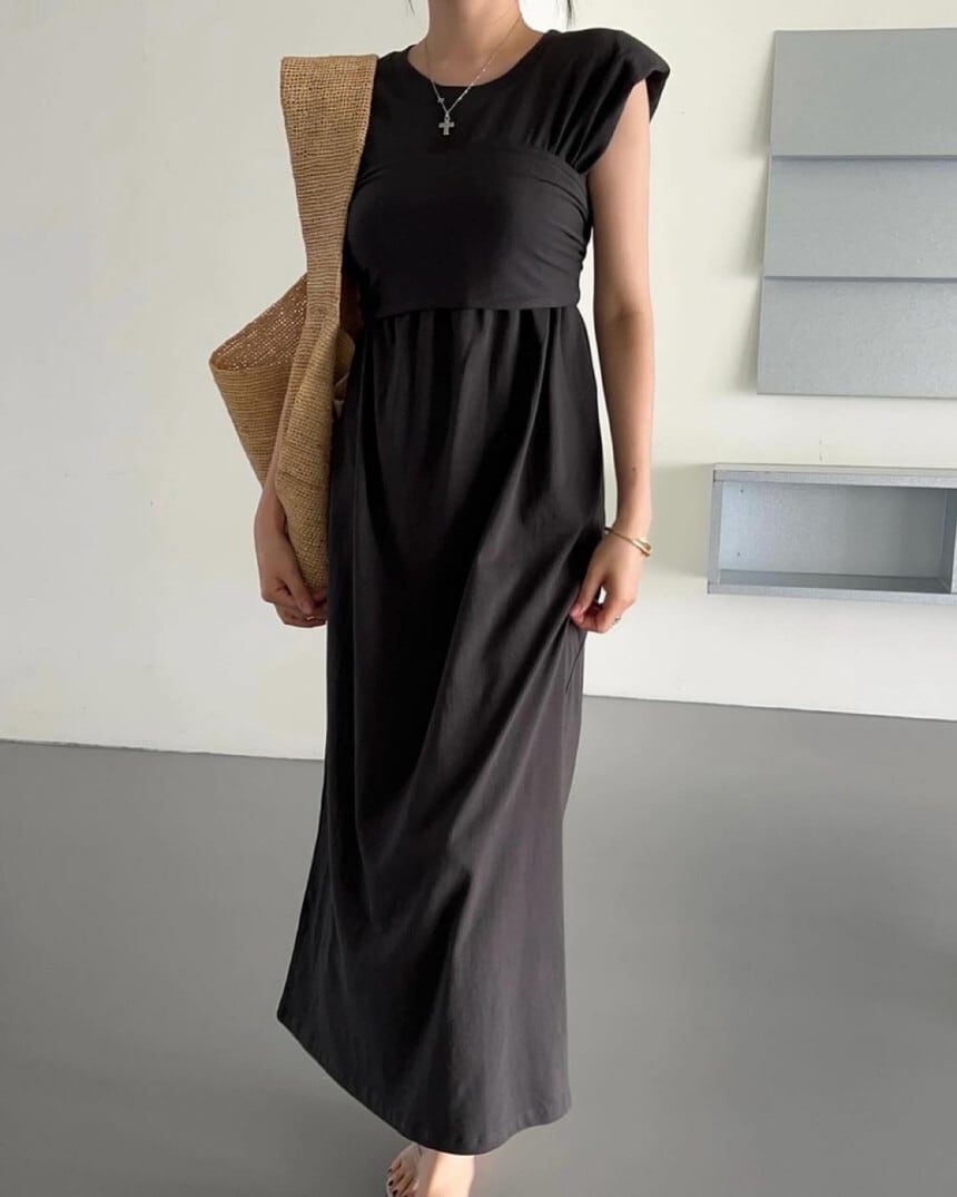 【dress】ノースリーブワンピース　M25068