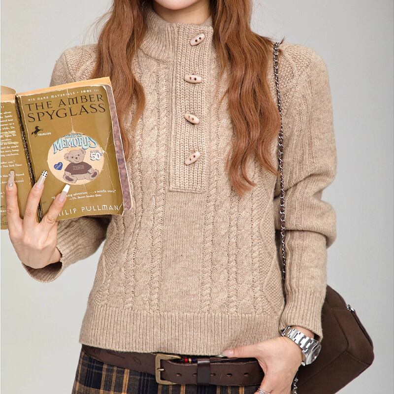 【tops】ニットトップス Q7398