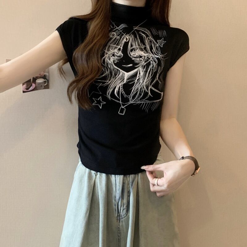【tops】ハーフネックTシャツG20245