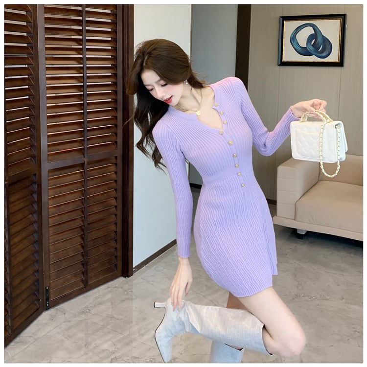 【dress】ニットワンピース　M28239