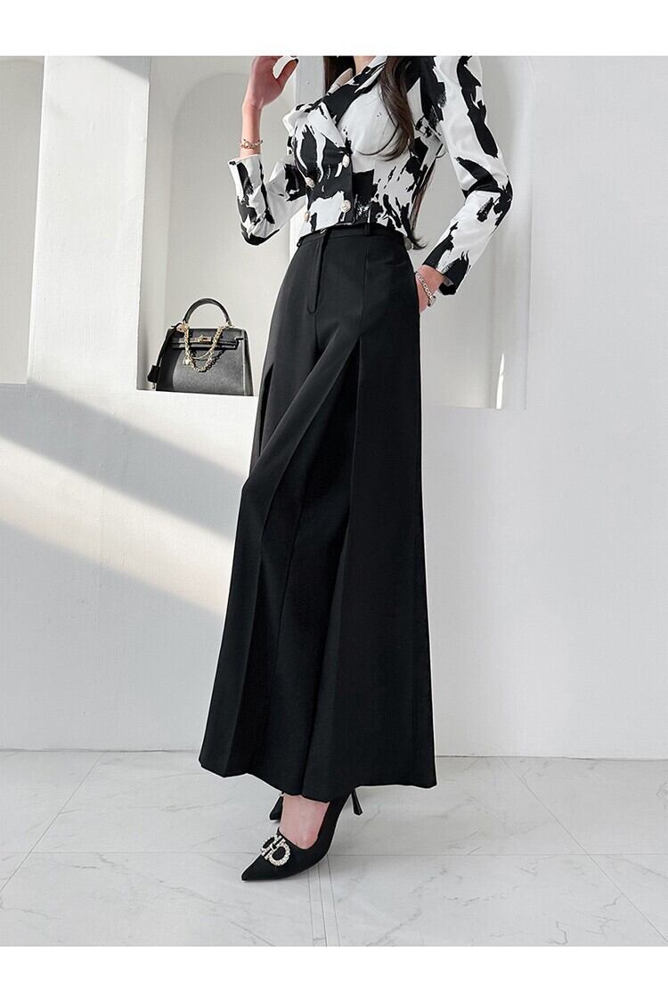 【set】スーツアウター+ガウチョパンツ２点セットG21021