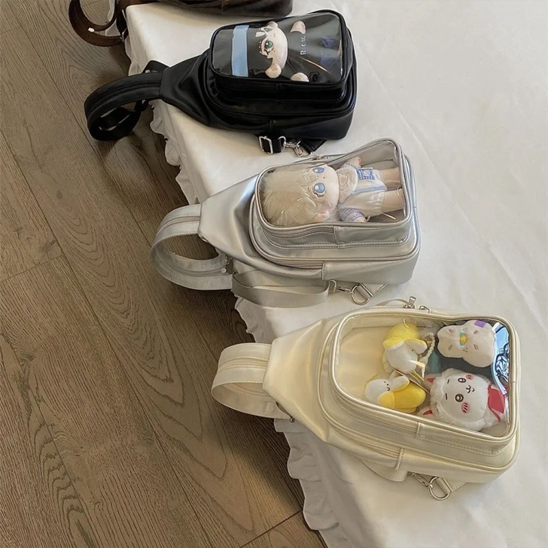 【GOODS】痛バッグ 20cmぬい収納可能 ショルダーバッグ 2way Q2460