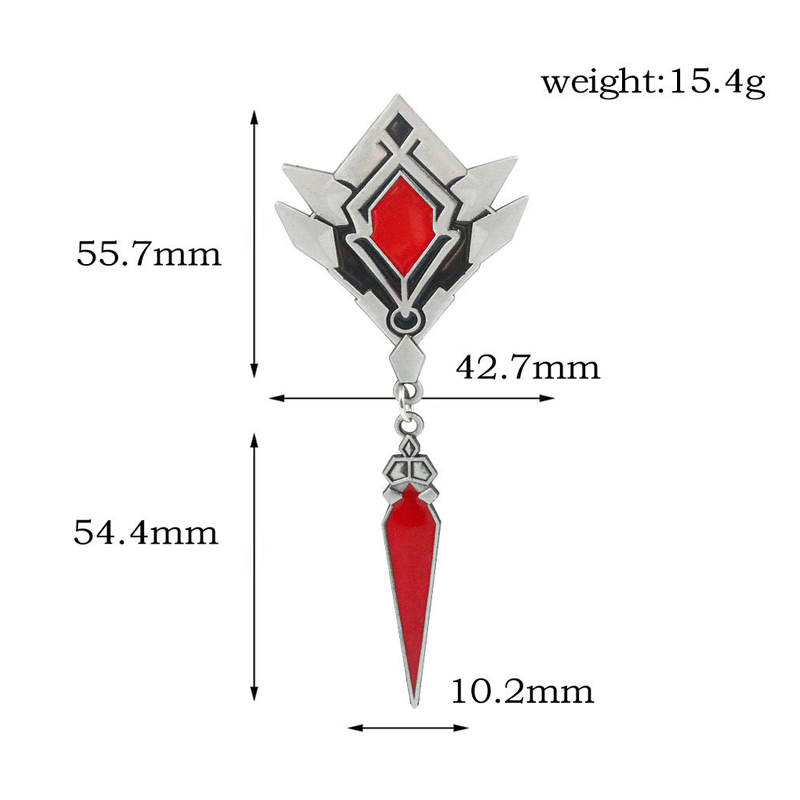 【GOODS】原神 タルタリヤ cosplay プローチ Q2513