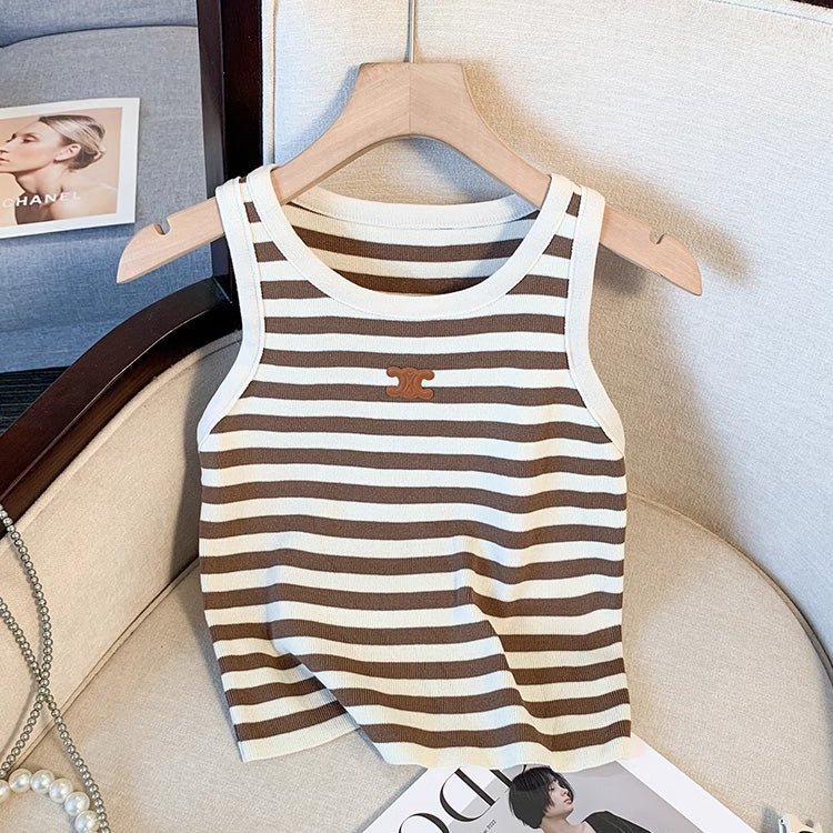 【tops】3色ボトムスニットキャミソール F7573