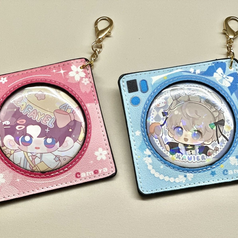 【GOODS】PU カメラ 58MM 缶バッジ ホルダー Q2517