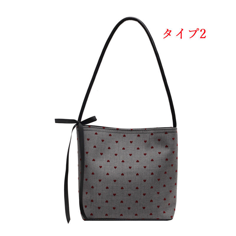 【小物】ボウタイバケツ型バッグF8077