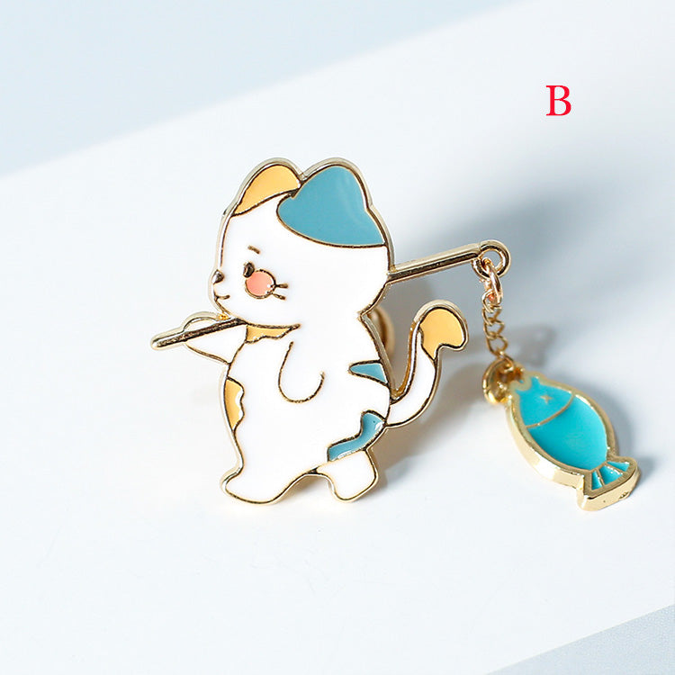 【小物】可愛いブローチF8430