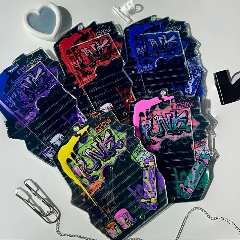 【GOODS】アクリル 落書き  B2サイズ カードケース カバー Q2508