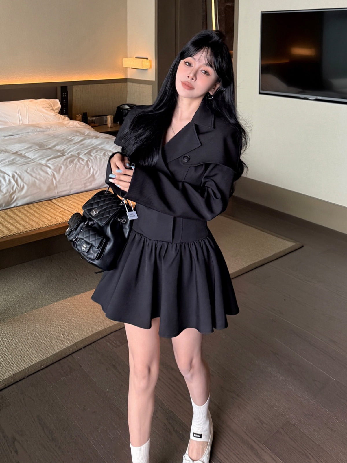 【dress】人気ミニワンピース Q9084
