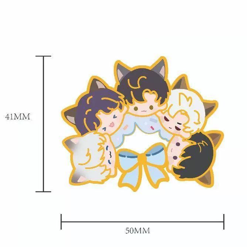 【GOODS】恋と深空 金属 プローチ Q2534