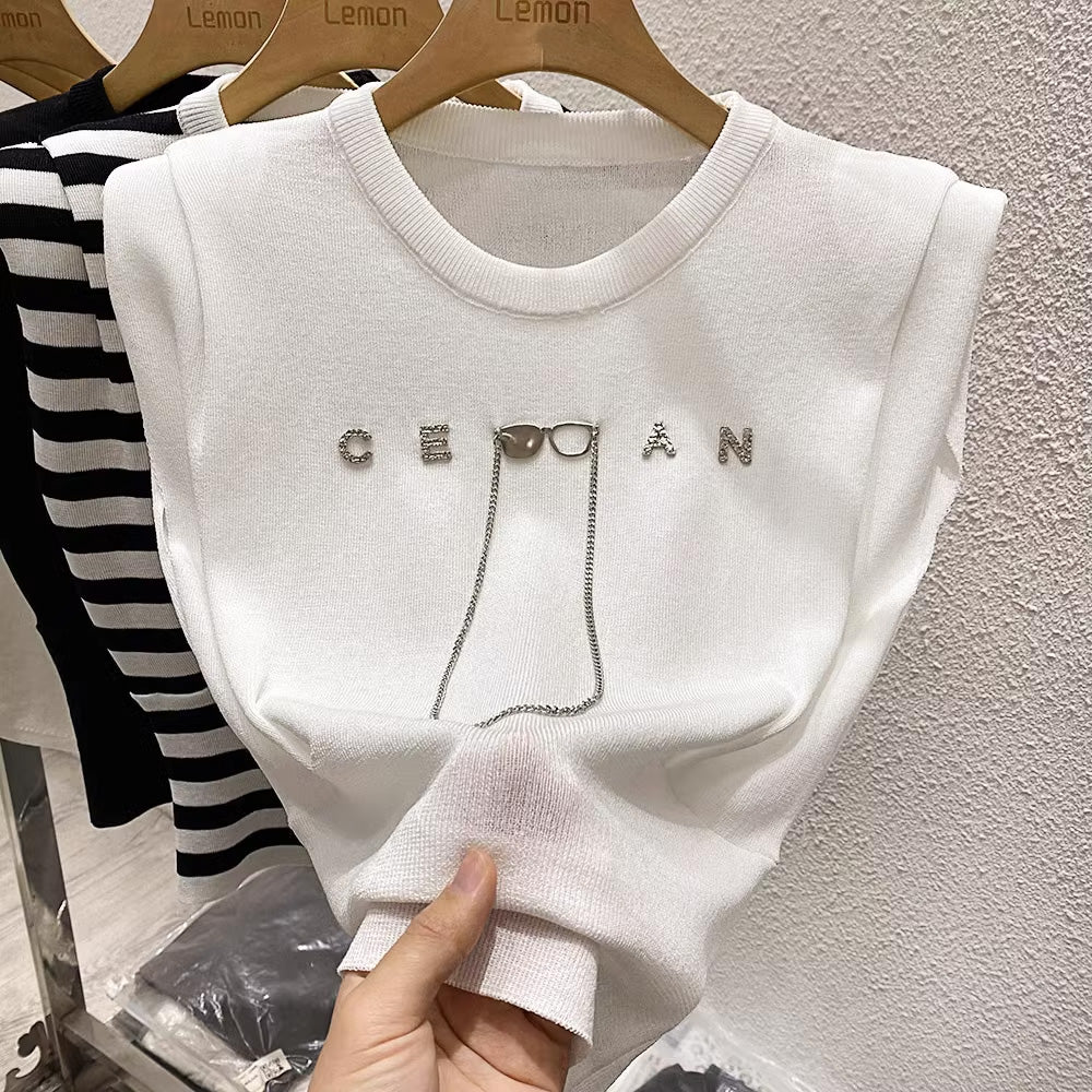 【tops】ラウンドネックタンクトップF7670