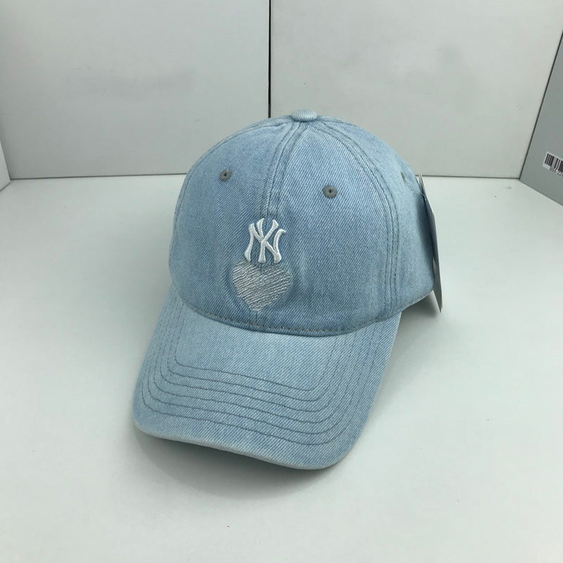 【小物】2色デニムベースボール キャップF7936