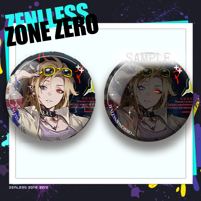 【GOODS】ZZZ パエトーン ヒューゴ 缶バッジ Q2184