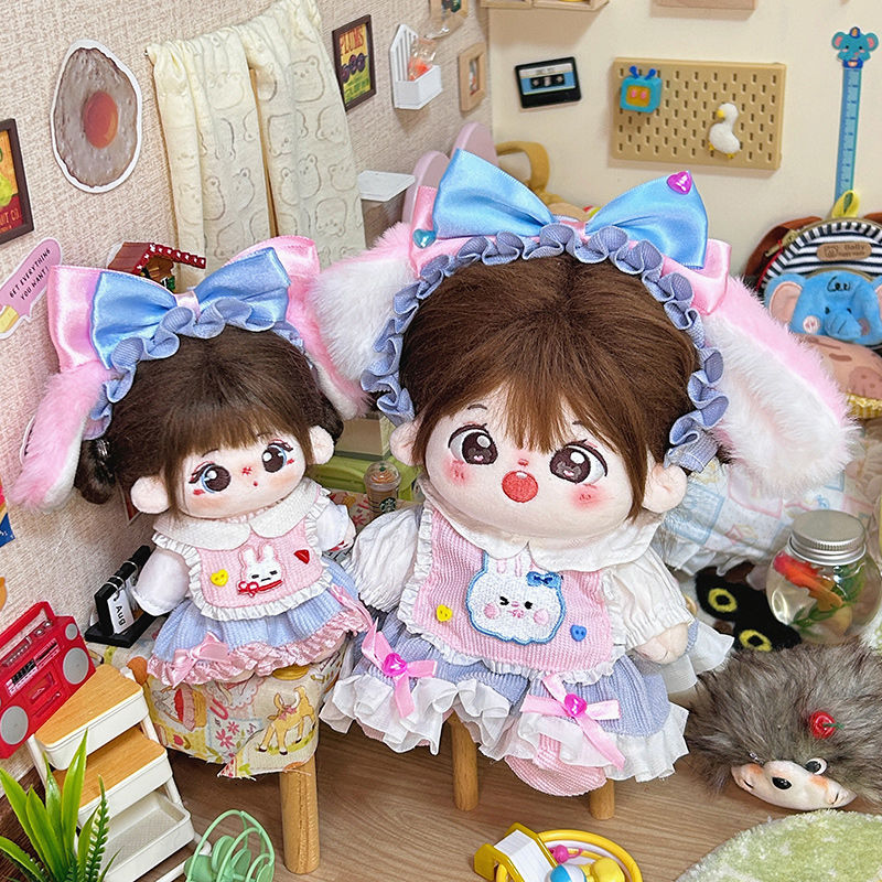 【GOODS】着せ替え  ぬいぐるみ服 10cm/20cm うさぎちゃんセット Q2573