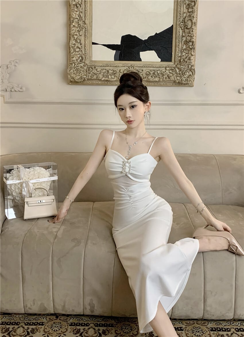 【dress】体型カバーキャミワンピース G21095