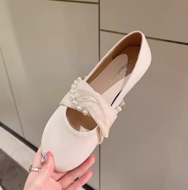 【shoes】ビーズフラットシューズF7474