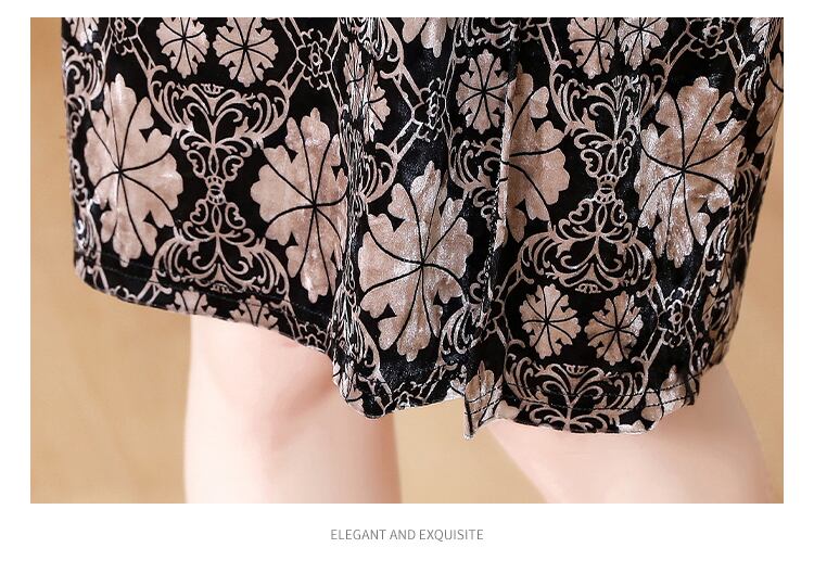 【dress】高級感フランス風好感度UP!気質満点レトロ高品質偽二つ切り替えワンピース G4799