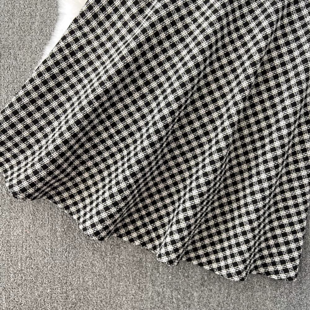 【set】ニットトップス×スカートセット　M18459
