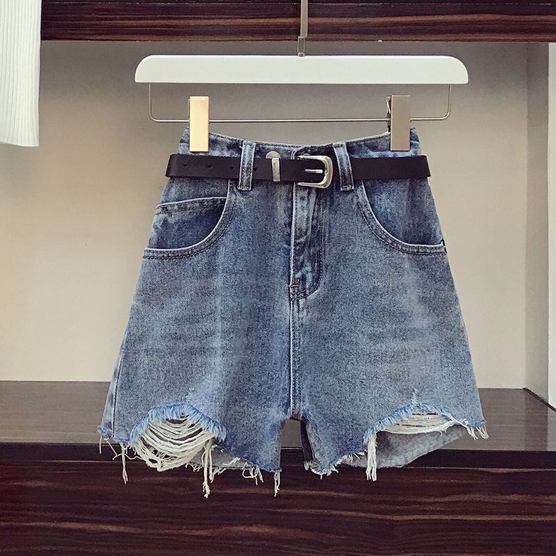 【set】オシャレ度満点〜3点セットチェック柄シャツ+無地タンクトップ+デニムショートパンツF0231