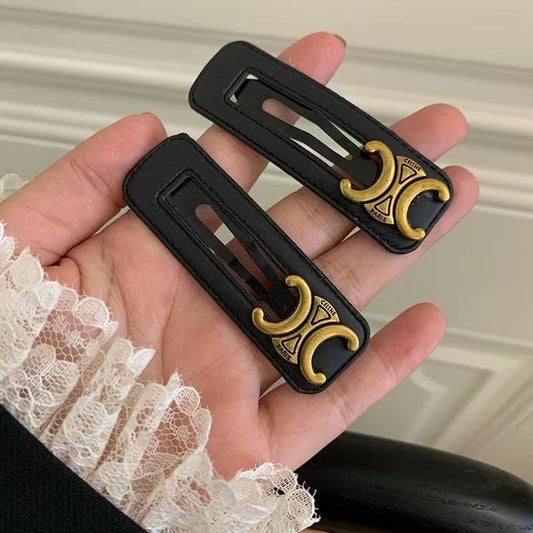 【小物】2点セットヘアクリップアクセサリーF7845