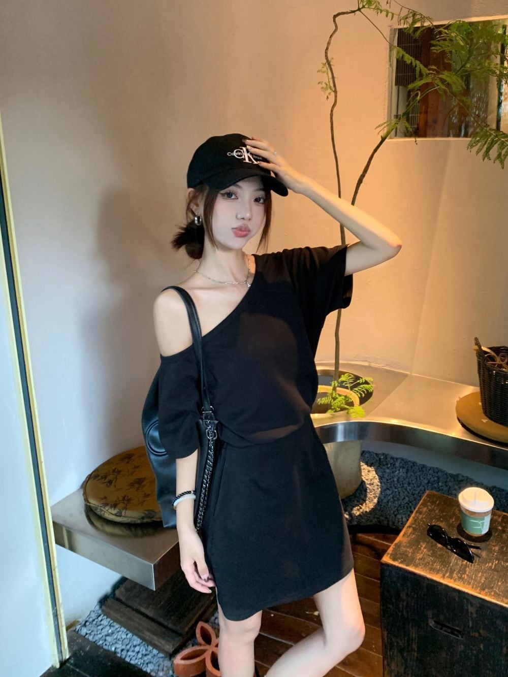 【dress】オフショルダーワンピース　M24895