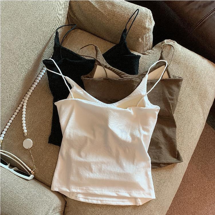 【tops】カップ付きキャミソール　M29526