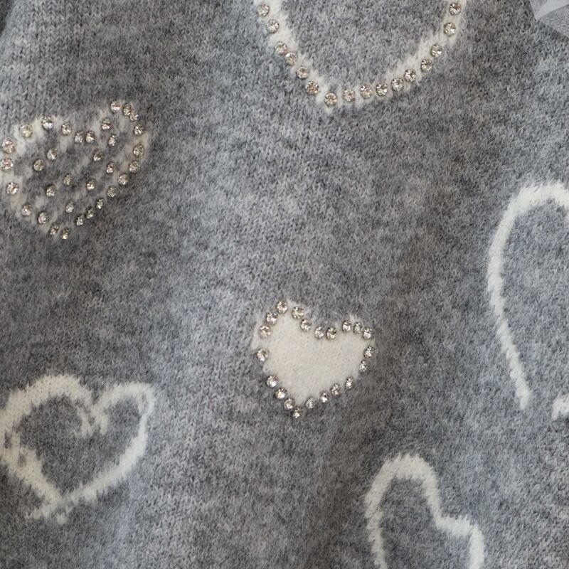 【tops】ビジューニットセーター　M27294