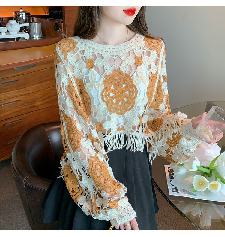 【tops】レースプルオーバー　M29359