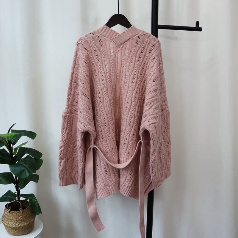 【outer】ニットカーデ　M25529